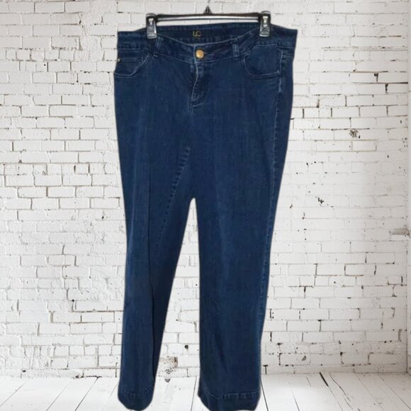 LC Lauren Conrad Plus Size Blue Jeans Boot Cut - Picture 1 of 7